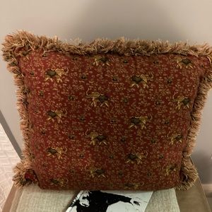 2 throw Pillows 24” x 22 x 32 diag. tropical